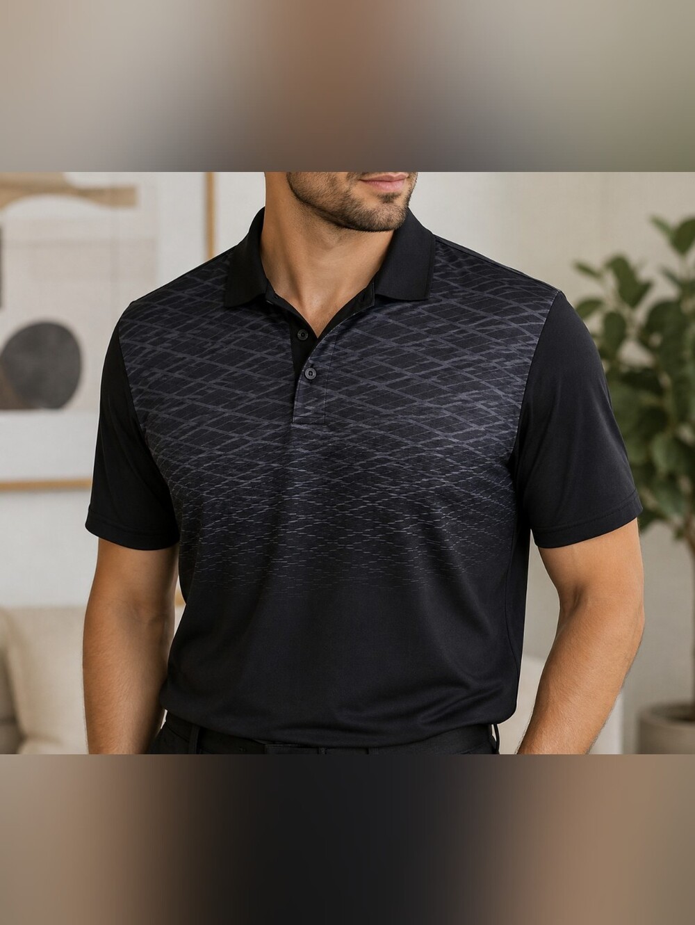 Ben Hogan Performance Men's Polo Shirt Size Small Black Performance Golf Shirt